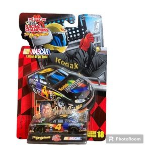 Racing Champions Bobby Hamilton die cast car and stand
